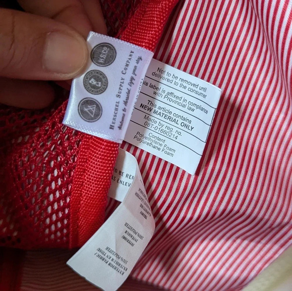 Herschel Dufflebag Navy/White - Picture 11 of 11